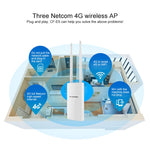 COMFAST CF-E5 300Mbps 4G Amplificatore di Segnale Impermeabile per Esterni Ripetitore Router Wireless Stazione Base WIFI con 2 Antenne, Versione Asia Pacifico, CF-E5, Asia Pacific Version