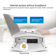 COMFAST CF-E5 300Mbps 4G Amplificatore di Segnale Impermeabile per Esterni Ripetitore Router Wireless Stazione Base WIFI con 2 Antenne, Versione Asia Pacifico, CF-E5, Asia Pacific Version