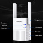 COMFAST CF-N300 300Mbps Wireless WIFI Amplificatore di segnale Ripetitore Booster Router di rete con 2 antenne, CF-N300