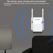 COMFAST CF-N300 300Mbps Wireless WIFI Amplificatore di segnale Ripetitore Booster Router di rete con 2 antenne, CF-N300