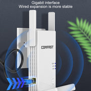 COMFAST CF-AC2100 2100Mbps Wireless WIFI Amplificatore di Segnale Ripetitore Booster Router di Rete con 4 Antenne, Spina UK, CF-AC2100, EU Plug, CF-AC2100, UK Plug