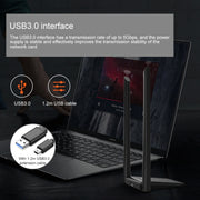 COMFAST CF-WU782ACV2 1300Mbps Dual-band Wifi Adattatore di rete USB con 2 antenne, CF-WU782ACV2