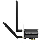 COMFAST CF-AX200 PRO 3000Mbps Bluetooth PCI-E Adattatore scheda di rete Wi-Fi con 2 antenne, CF-AX200 PRO