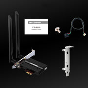 COMFAST CF-AX200 PRO 3000Mbps Bluetooth PCI-E Adattatore scheda di rete Wi-Fi con 2 antenne, CF-AX200 PRO