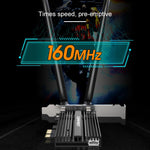 COMFAST CF-AX200 PRO 3000Mbps Bluetooth PCI-E Adattatore scheda di rete Wi-Fi con 2 antenne, CF-AX200 PRO