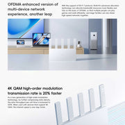Xiaomi Router BE5000 WiFi 7 MLO 2.4GHz 5.0GHz Dual Band 2.5G Porta 512MB RAM Ripetitore, Spina USA, BE5000