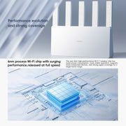 Xiaomi Router BE5000 WiFi 7 MLO 2.4GHz 5.0GHz Dual Band 2.5G Porta 512MB RAM Ripetitore, Spina USA, BE5000