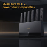 Xiaomi Router BE6500 WiFi 7 2.4GHz 5.0GHz Dual Band 4-Core 2.5G Porta, Spina USA, BE6500