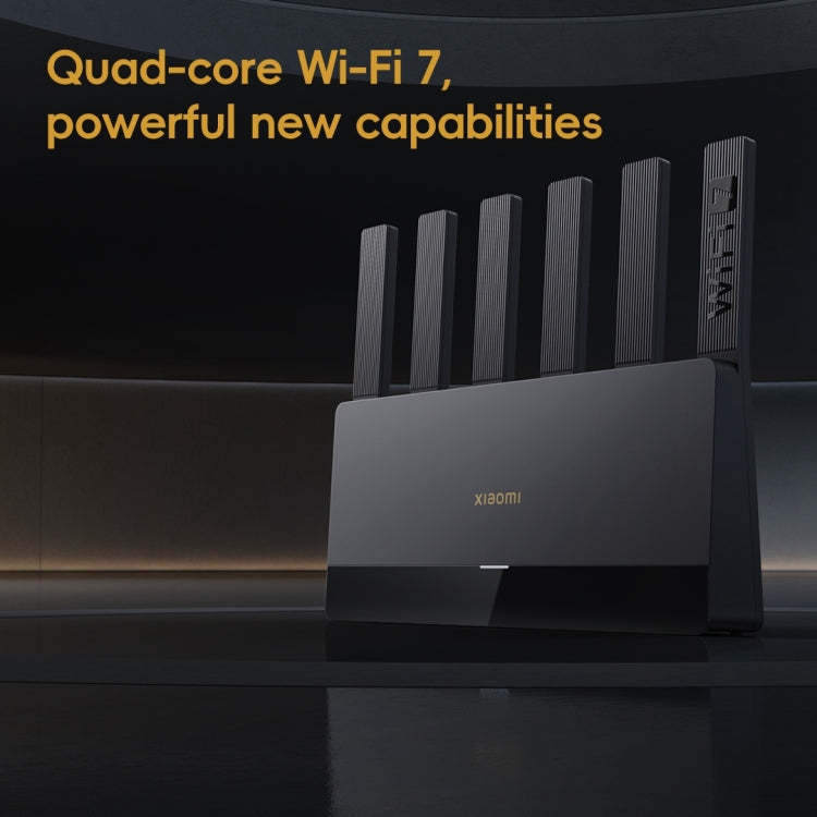 Xiaomi Router BE6500 WiFi 7 2.4GHz 5.0GHz Dual Band 4-Core 2.5G Porta, Spina USA, BE6500