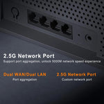 Xiaomi Router BE6500 WiFi 7 2.4GHz 5.0GHz Dual Band 4-Core 2.5G Porta, Spina USA, BE6500