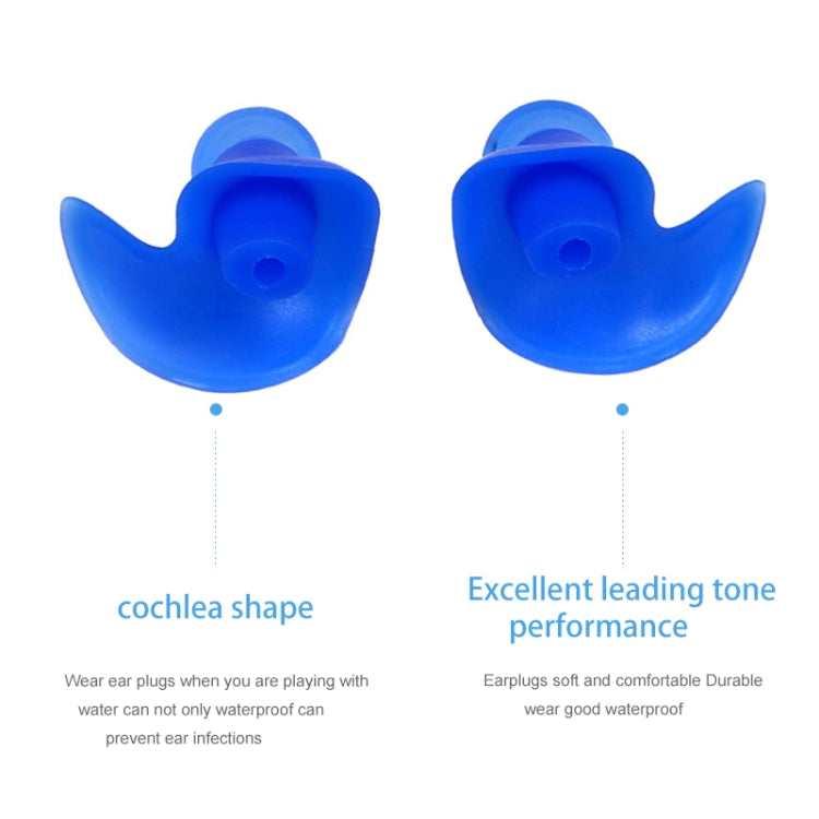2 paia di tappi per le orecchie morbidi Tappi per le orecchie impermeabili in silicone ambientale Tappi per le orecchie a prova di polvere Immersioni Sport acquatici Accessori per il nuoto, Soft Ear Plugs(Yellow), Soft Ear Plugs(Blue)                  ...