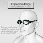 Occhialini da nuoto impermeabili antiappannamento ad alta definizione con cuffia, Swimming Goggles with Cap (Black), Swimming Goggles with Cap (Black Plating), Swimming Goggles with Cap (Pink), Swimming Goggles with Cap (Blue)                          ...