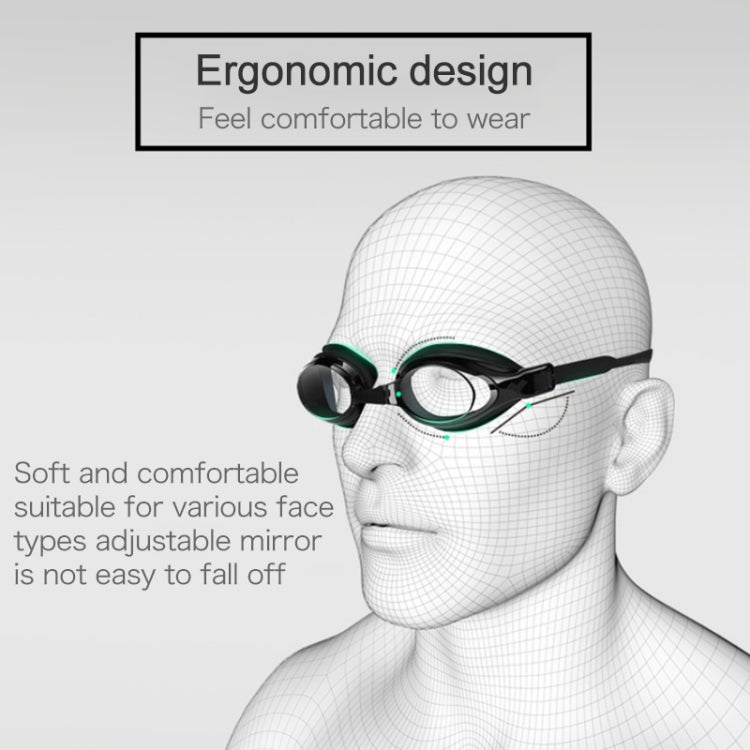 Occhialini da nuoto impermeabili antiappannamento ad alta definizione con cuffia, Swimming Goggles with Cap (Black), Swimming Goggles with Cap (Black Plating), Swimming Goggles with Cap (Pink), Swimming Goggles with Cap (Blue)                          ...