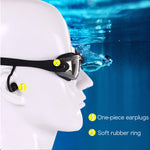 Occhialini da nuoto impermeabili antiappannamento ad alta definizione con cuffia, Swimming Goggles with Cap (Black), Swimming Goggles with Cap (Black Plating), Swimming Goggles with Cap (Pink), Swimming Goggles with Cap (Blue)                          ...