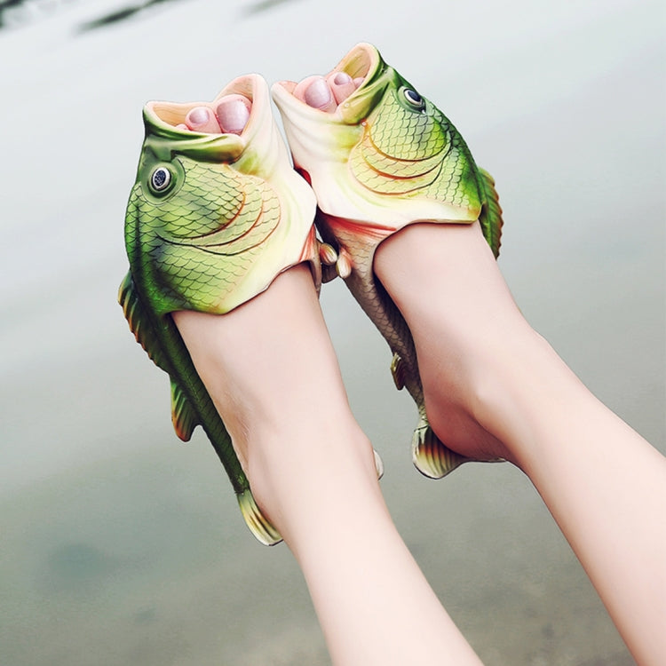 Sandali da spiaggia estivi in materiale EVA stile pesce Simulazione Pantofole da spiaggia per pesci da uomo, taglia: 43 #, Size: 43#