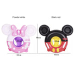 Anello da nuoto gonfiabile per bambini Anello salvavita Anello ascellare Adatto a bambini di età compresa tra 2 e 6 anni, dimensioni: 86x65 cm, Size: 86x65cm (Black Red), Size: 86x65cm (Pink + White)