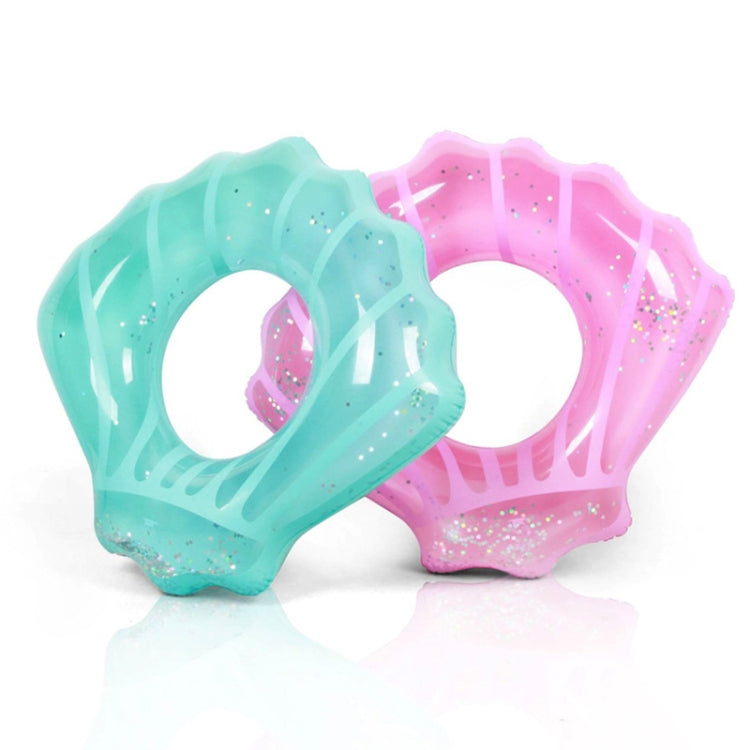 Anello da nuoto gonfiabile a forma di conchiglia Anello salvavita Anello ascellare, dimensioni: L, 100x110 cm, Size: 100x110cm (Pink), Size: 100x110cm(Blue)