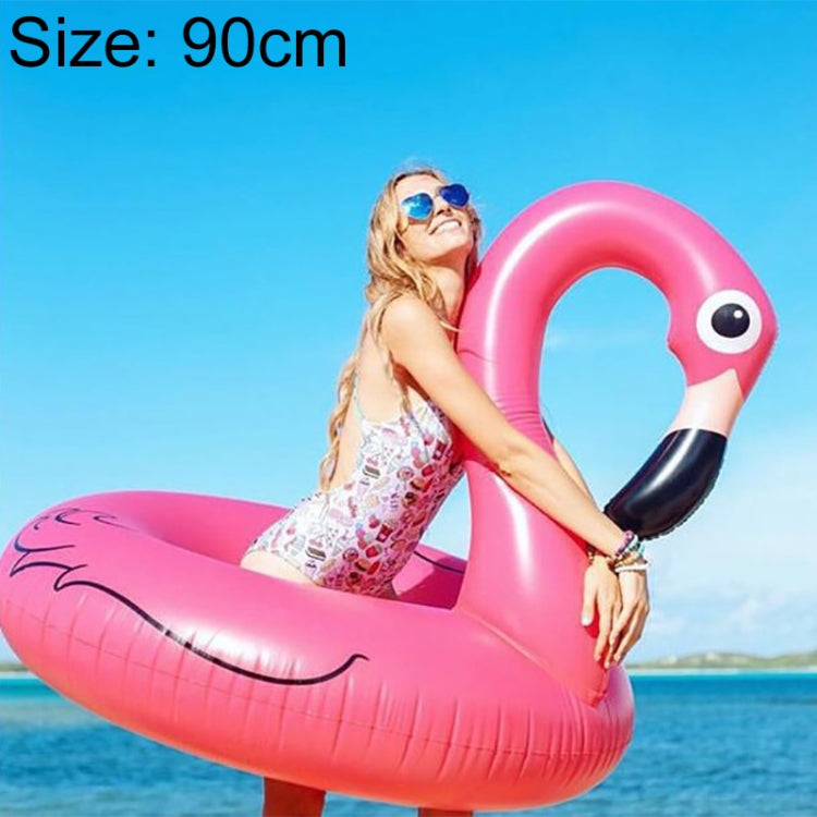 Estate Gonfiabile A Forma Di Fenicottero Galleggiante Piscina Lounge Anello Di Nuoto Letto Galleggiante Zattera, Dimensioni: 90 Cm, Size: 90cm