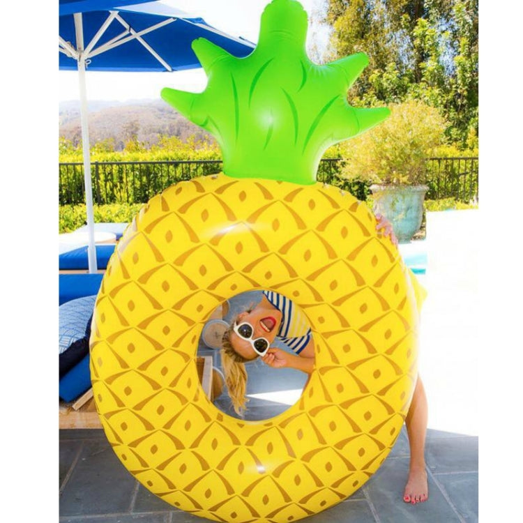 Salvagente gonfiabile a forma di ananas, dimensioni gonfiate: 155 x 95 cm, Pineapple Ring