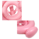 Salvagente gonfiabile a forma di fenicottero, dimensioni gonfiate: 83 x 83 x 48 cm, Flamingo Baby Ring