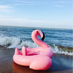 Salvagente gonfiabile a forma di fenicottero, dimensioni gonfiate: 83 x 83 x 48 cm, Flamingo Baby Ring