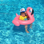 Salvagente gonfiabile a forma di fenicottero, dimensioni gonfiate: 83 x 83 x 48 cm, Flamingo Baby Ring