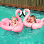 Salvagente gonfiabile a forma di fenicottero, dimensioni gonfiate: 83 x 83 x 48 cm, Flamingo Baby Ring