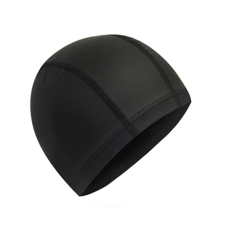 Cuffia da nuoto elastica con rivestimento in PU impermeabile per adulti Mantieni i capelli lunghi asciutti Protezione per le orecchie Cuffia da nuoto, PU Swim Cap (Black), PU Swim Cap (Blue), PU Swim Cap (Silver), PU Swim Cap (Baby Blue)               ...