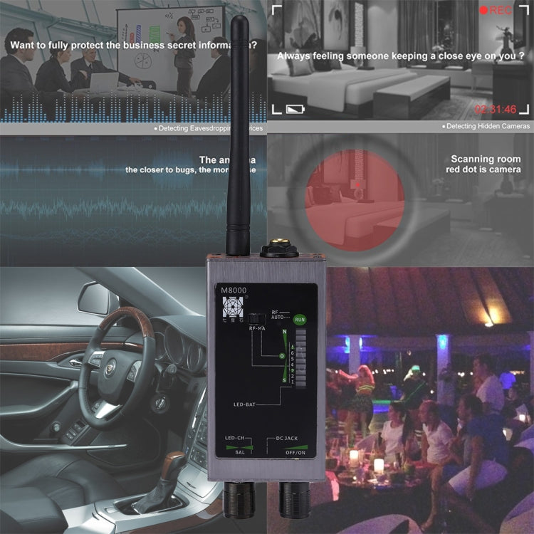 M8000 Rilevatore multifunzionale Anti-Spia Anti-Monitor, Anti-Tracker, M8000