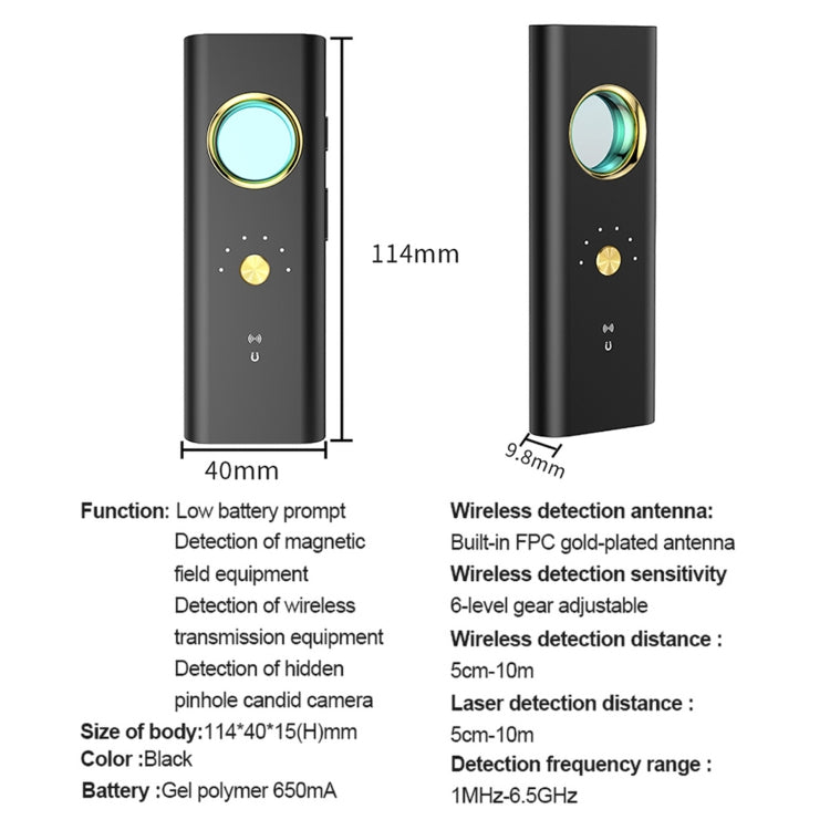 Rilevatore segnali GPS WiFi R35 anti-spionaggio