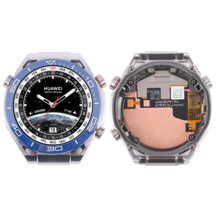 Per Huawei Watch Ultimate Display LCD originale digitalizzatore assemblaggio completo con cornice, For Huawei Watch Ultimate(Original)