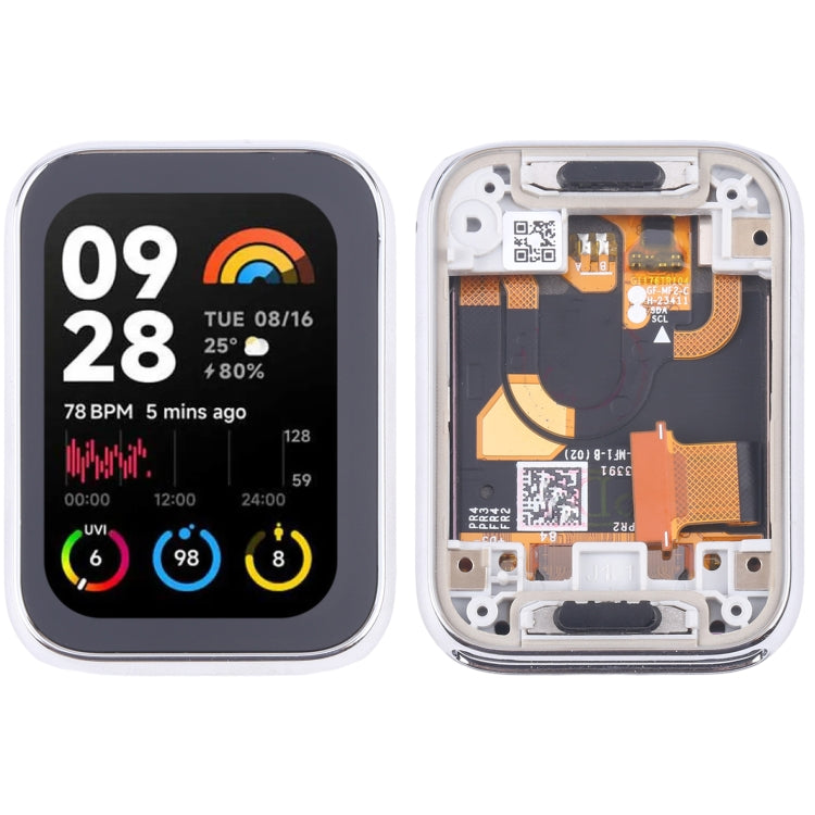 Per Xiaomi Mi Band 8 Pro Schermo LCD originale Digitizer assemblaggio completo con telaio, For Xiaomi Mi Band 8 Pro(Original)