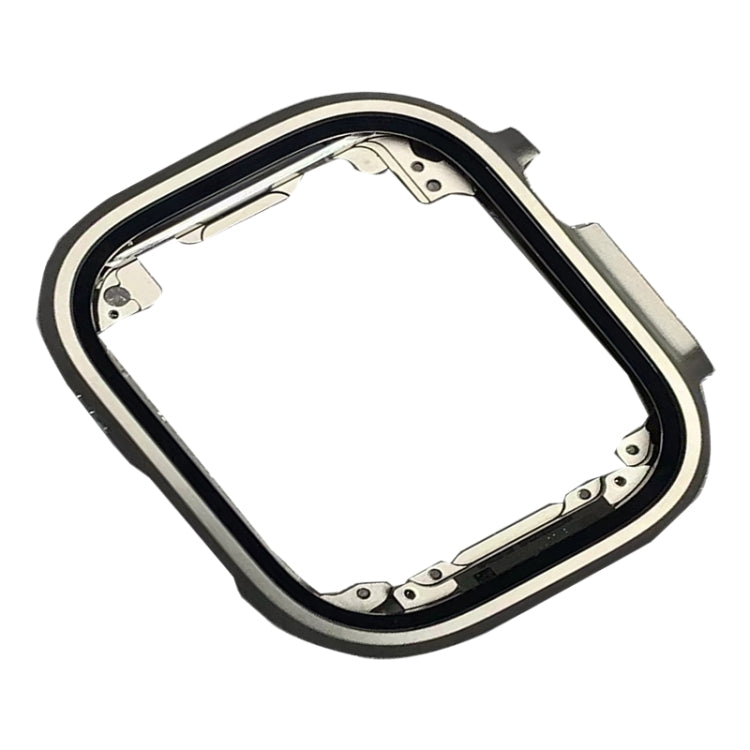 Per Apple Watch Ultra 2 49mm Piastra lunetta centrale in metallo titanio, For Apple Watch Ultra 2 49mm