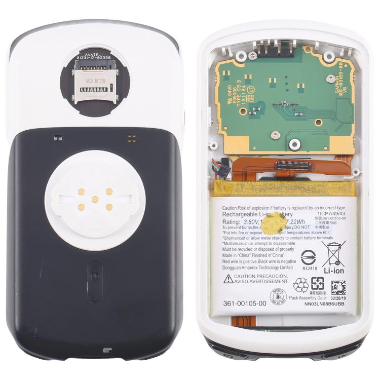 Coperchio posteriore completo con batteria per Garmin Edge 1030, For Garmin Edge 1030