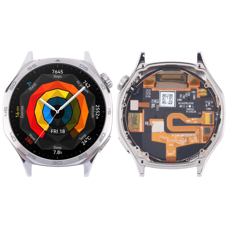 Schermo LCD originale con cornice per Huawei Watch GT 5 46mm., For Huawei Watch GT 5 46mm(Original)
