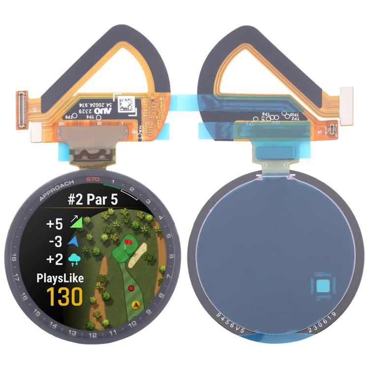 Schermo LCD originale da 46 mm con digitalizzatore, assemblaggio completo, per Garmin Approach S70., For Garmin Approach S70 47mm(Original)