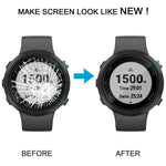 Per Garmin Swim 2 Schermo LCD originale smontato Digitizer Gruppo completo con scala temporale Dia, For Garmin Swim 2