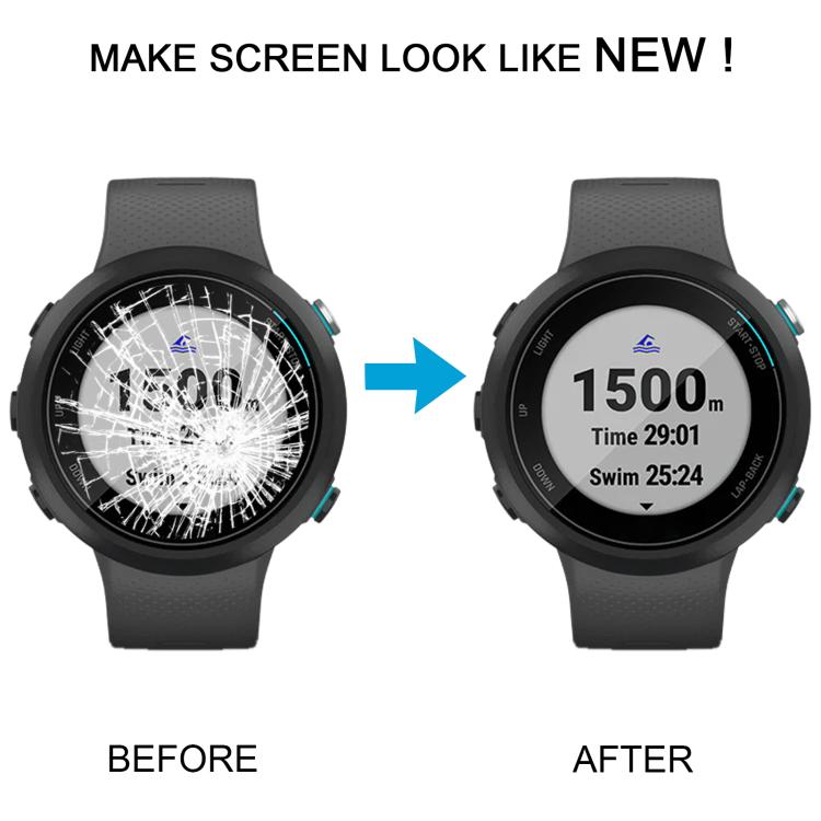 Per Garmin Swim 2 Schermo LCD originale smontato Digitizer Gruppo completo con scala temporale Dia, For Garmin Swim 2