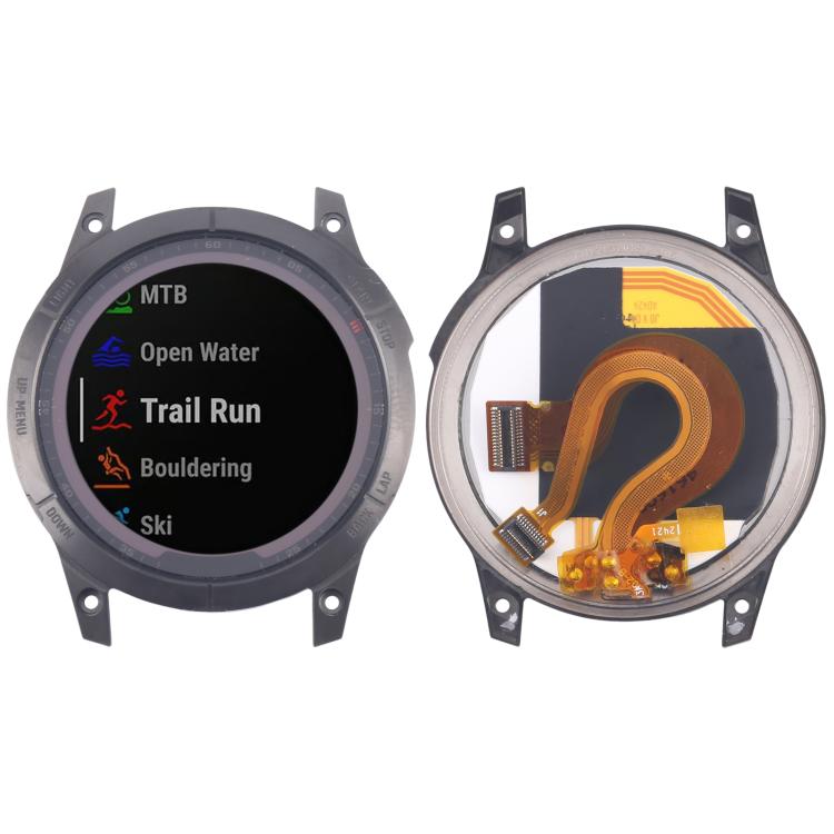Schermo LCD digitalizzatore completo con cornice per Garmin Fenix 7 originale, For Garmin Fenix 7(Original)