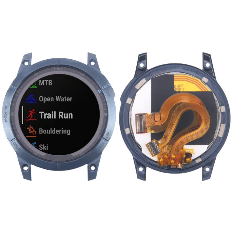 Schermo LCD digitalizzatore completo con cornice per Garmin Fenix 7 originale, For Garmin Fenix 7(Original)