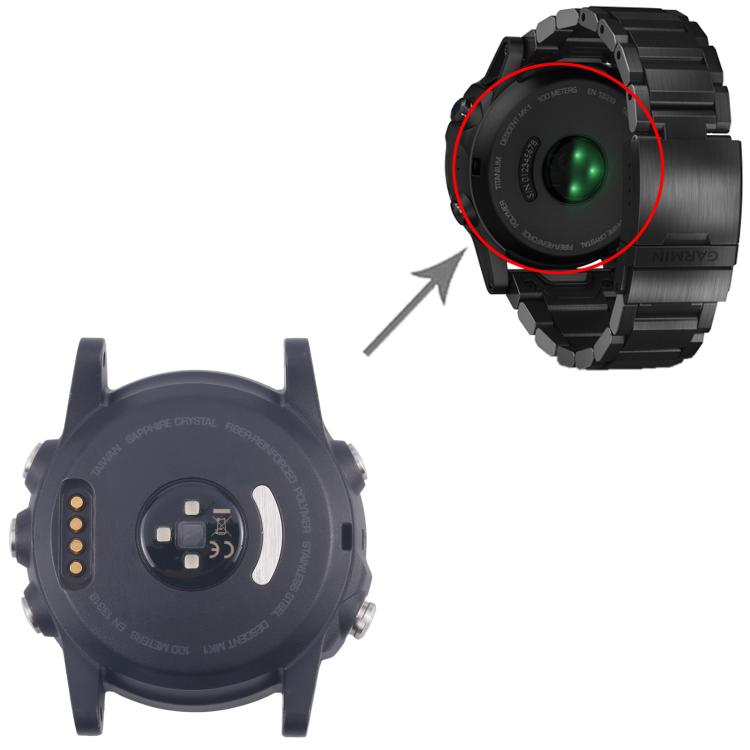 Coperchio posteriore originale smontato per Garmin Descent Mk1, For Garmin Descent Mk1(Original)