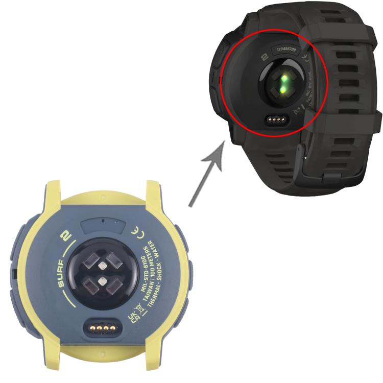 Coperchio posteriore originale per Garmin Instinct 2 blu