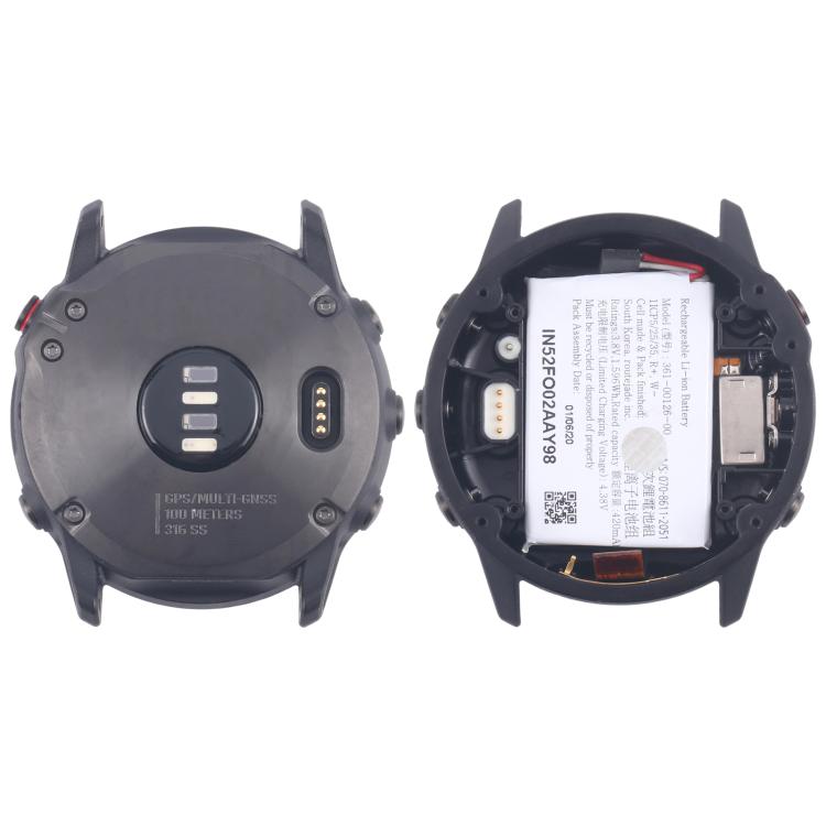 Coperchio posteriore originale smontato per Garmin Fenix 6x, For Garmin Fenix 6x / Fenix 6X Pro(Original), For Garmin Fenix 6x / Fenix 6X Pro(Original,Silver)