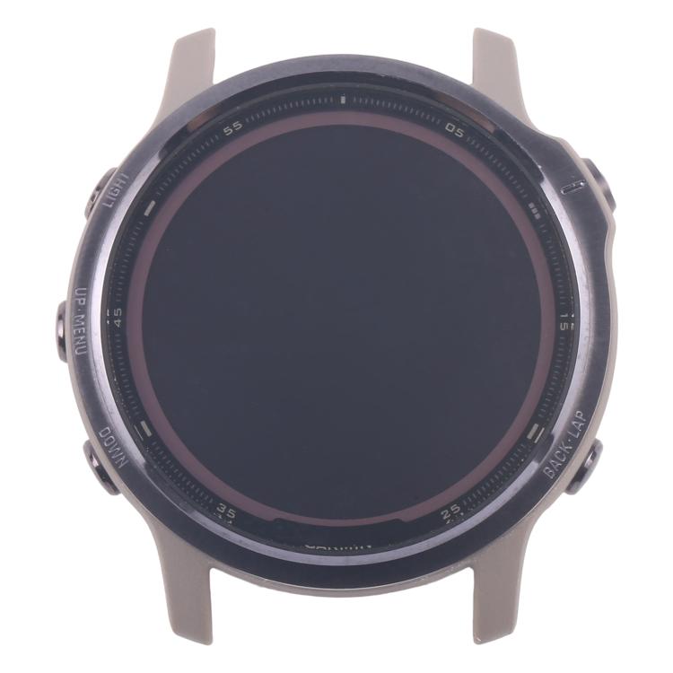 Schermo LCD originale con digitalizzatore per Garmin Fenix 6S Solar, assemblaggio completo., For Garmin Fenix 6S Solar(Original)