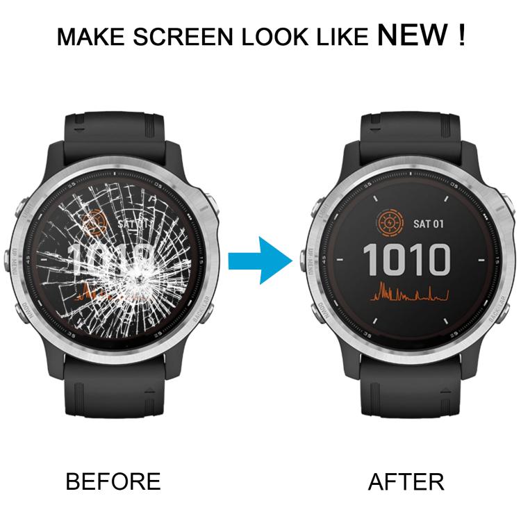 Schermo LCD originale con digitalizzatore per Garmin Fenix 6S Solar, assemblaggio completo., For Garmin Fenix 6S Solar(Original)