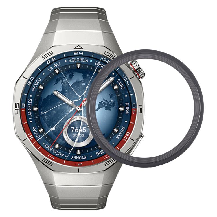 Vetro esterno in zaffiro originale per lo schermo frontale di Huawei Watch GT 5 Pro 46mm, For Huawei Watch GT 5 Pro 46mm(Original,Black)