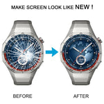 Vetro esterno in zaffiro originale per lo schermo frontale di Huawei Watch GT 5 Pro 46mm, For Huawei Watch GT 5 Pro 46mm(Original,Black)