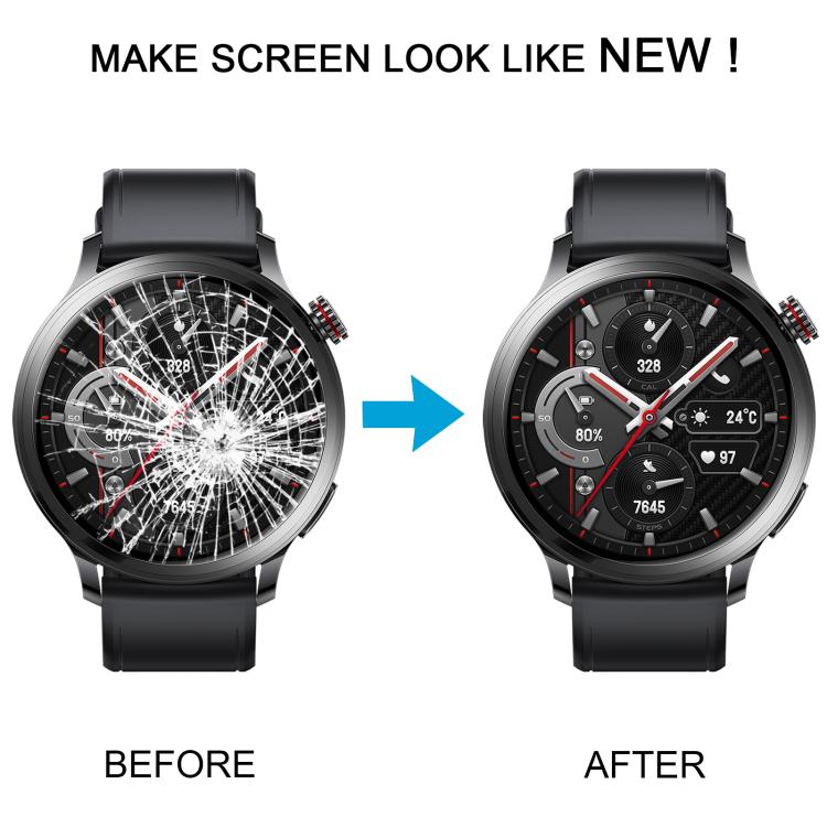 Vetro esterno per lo schermo frontale originale di Honor Watch 4 Pro, For Honor Watch 4 Pro(Original)