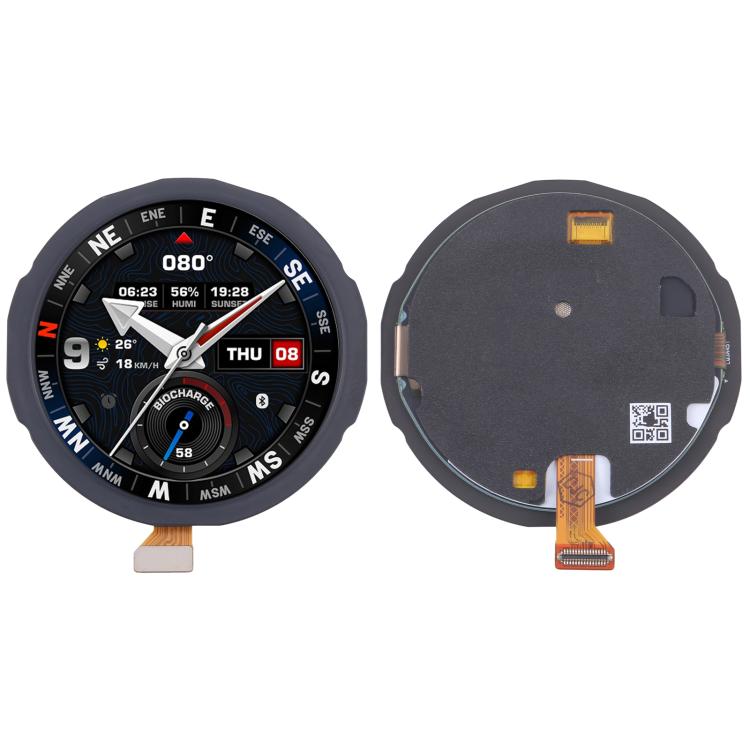 Schermo LCD originale con digitalizzatore completo per Amazfit T-Rex 3, For Amazfit T-Rex 3(Original,black)