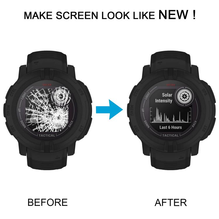 Schermo LCD originale smontato con digitalizzatore e gruppo completo per Garmin Instinct 2s, For Garmin Instinct 2s